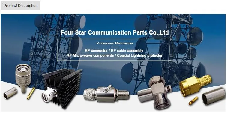 230V 0-6GHz Antenna Gas Discharge Tube Surge Arrester Lightning Protector with N Male to N Female Bulkhead RF Coaxial Connectors Terminals