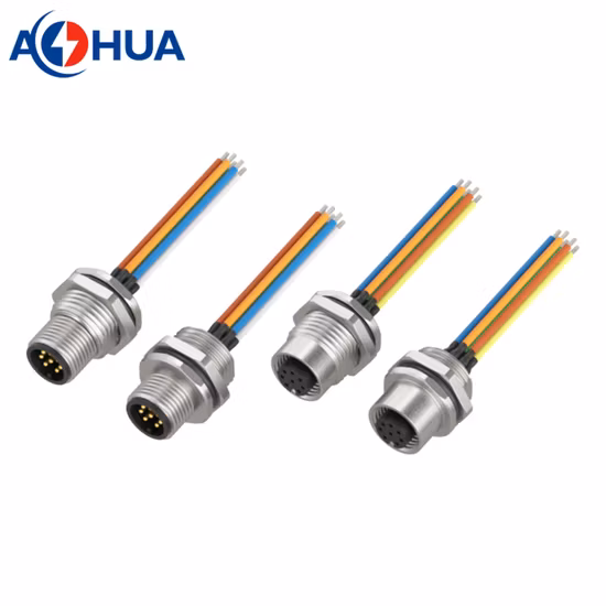 Экранированная розетка M12, 4 контакта, 5, позиция a